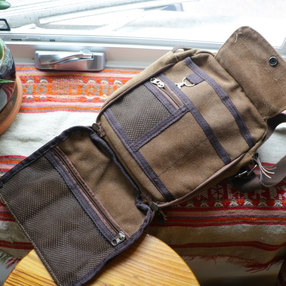 Mini Canvas Crossbody Bag - Picture 6 of 10